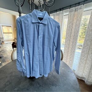 Allen Edmonds classic check dress shirt